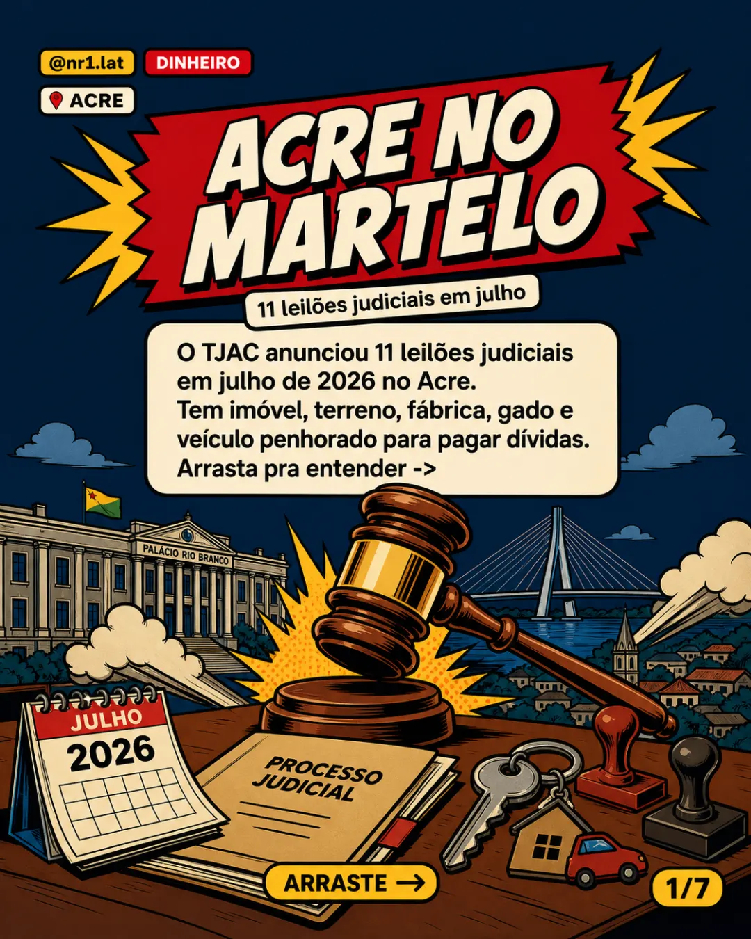 Acre tem imóveis judiciais em 11 leilões de julho — imagem 1 de 7