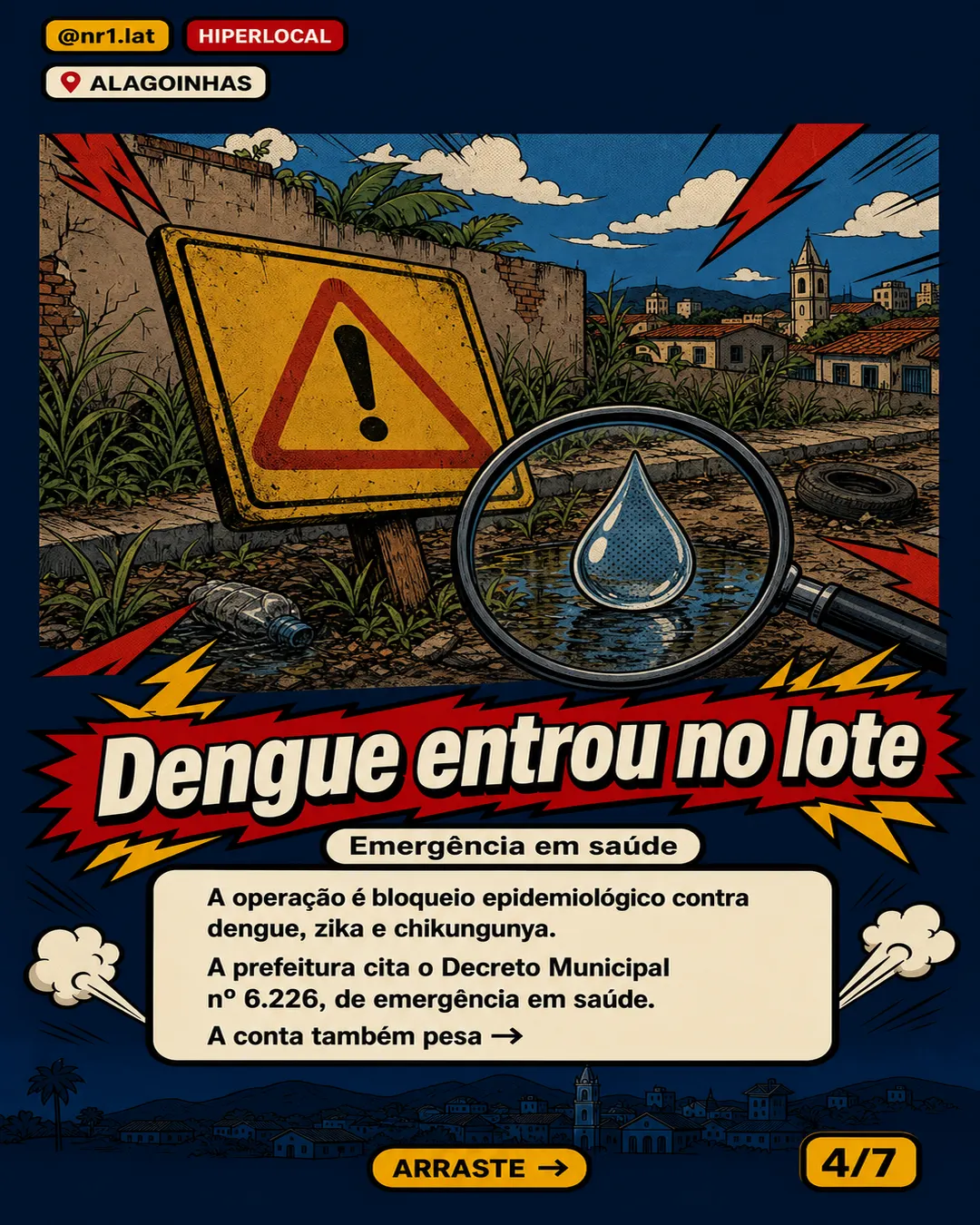 Alagoinhas notifica 365 imóveis abandonados contra dengue — imagem 4 de 7