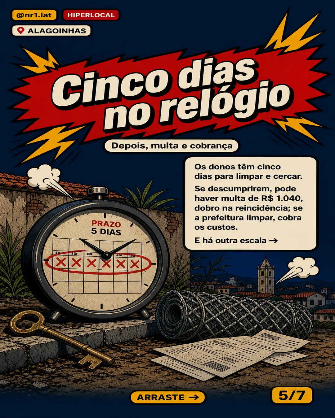 Alagoinhas notifica 365 imóveis abandonados contra dengue — imagem 5 de 7