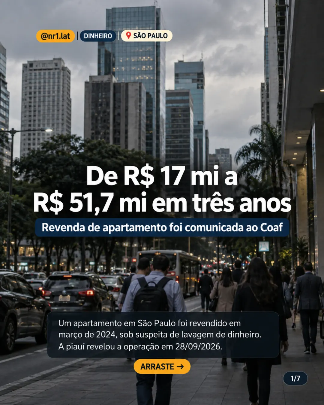 Apartamento em São Paulo vai de R$ 17 mi a R$ 51,7 mi e gera alerta — imagem 1 de 7
