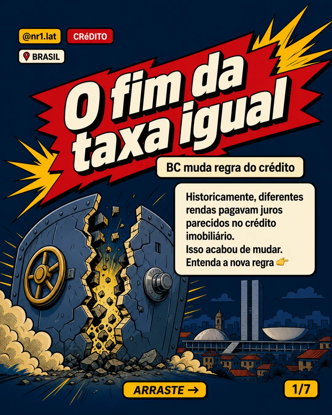 BC muda crédito imobiliário no Brasil e prevê juros variando por renda — imagem 1 de 7
