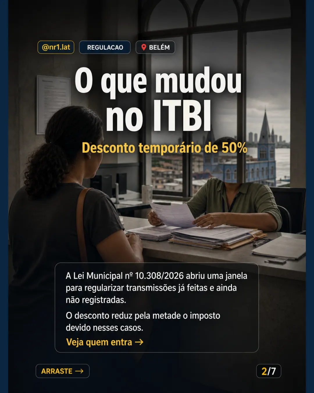 Belém dá última semana de ITBI pela metade para imóveis — imagem 2 de 7