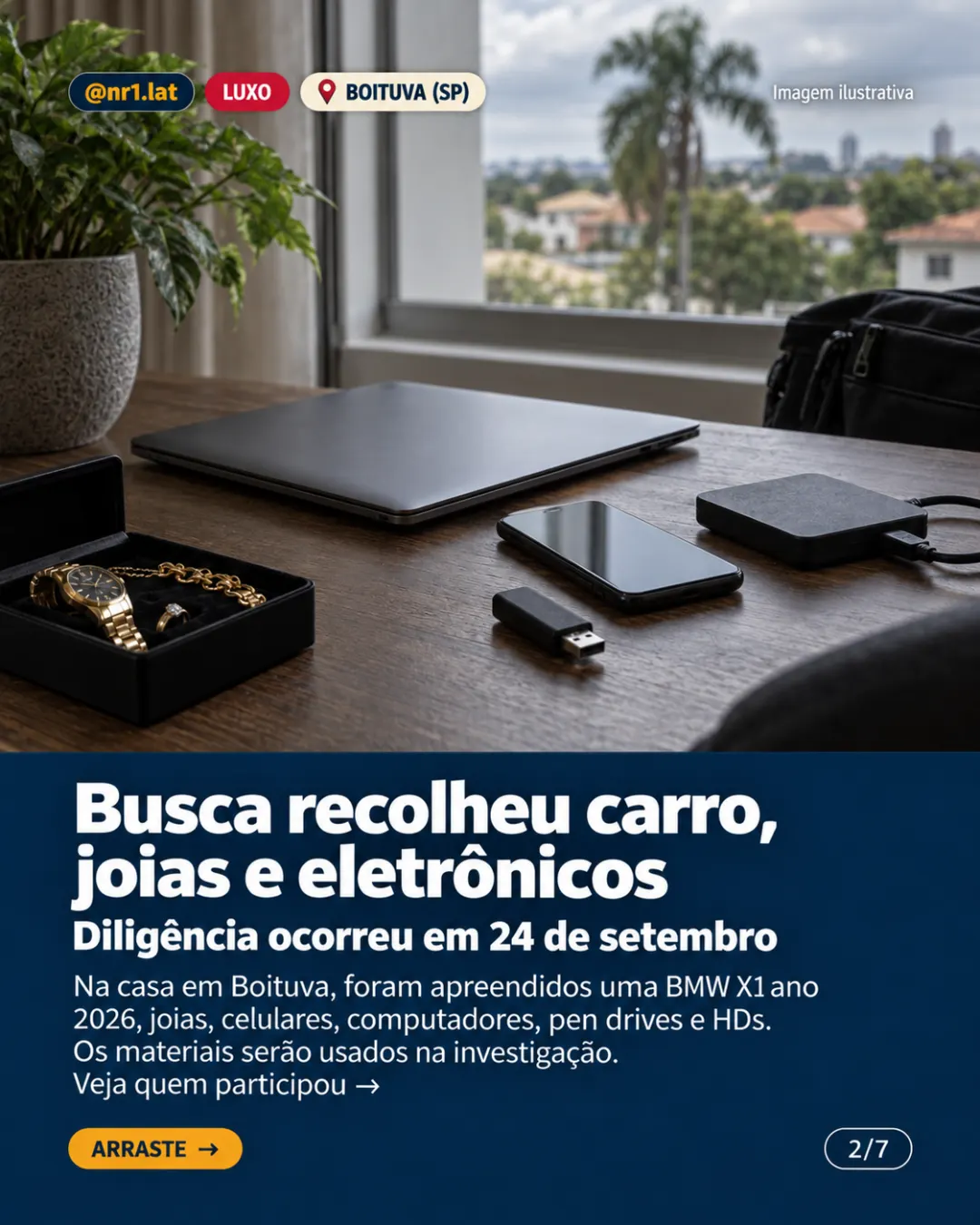 Operação apreende R$ 615,4 mil em casa de luxo em Boituva (SP) — imagem 2 de 7