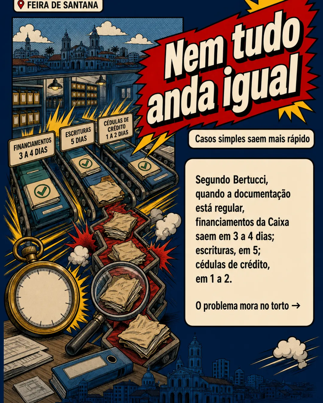 Cartório trava imóveis em Feira de Santana com 3,2 mil títulos atrasados — imagem 4 de 7