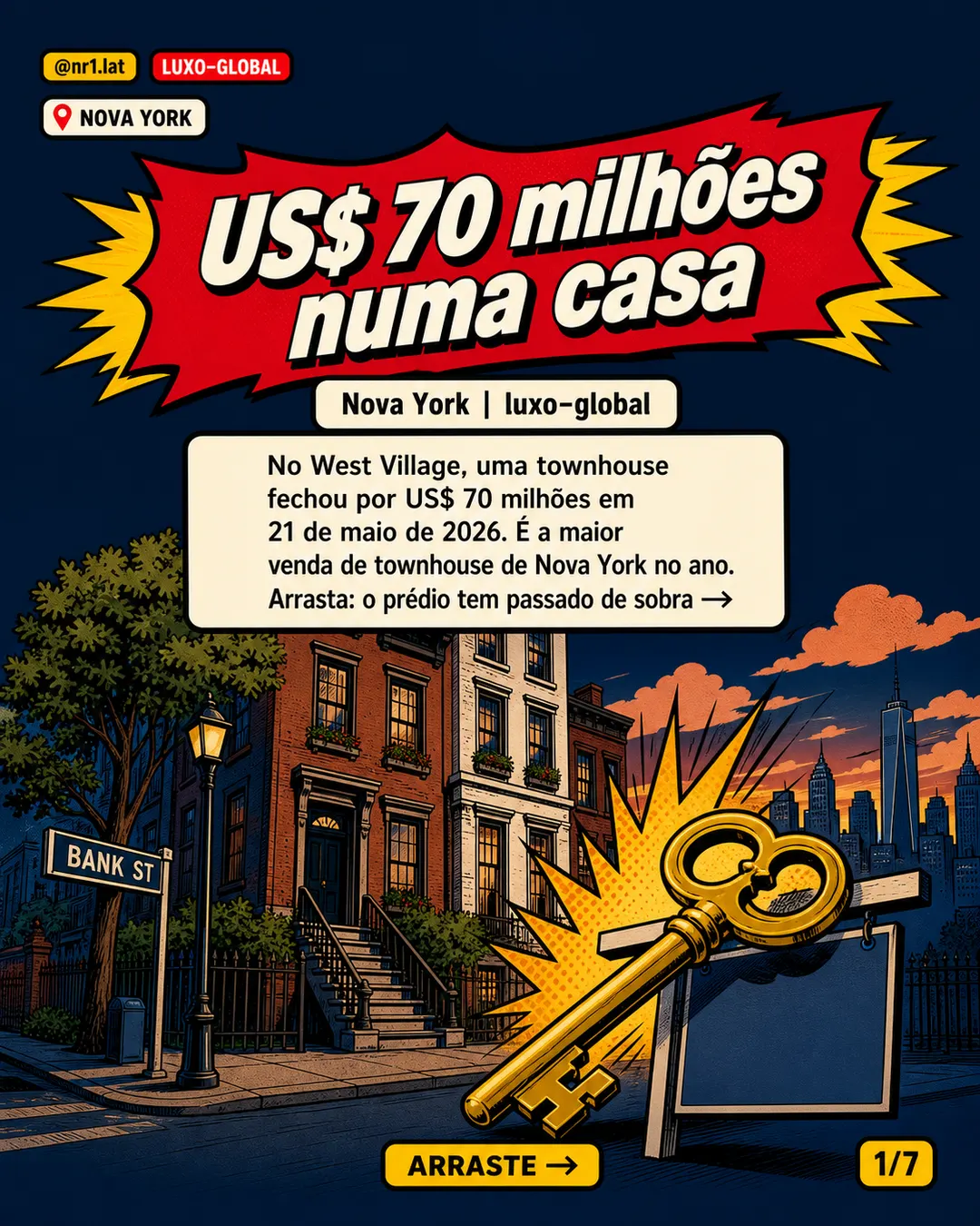 Casa de US$ 70 mi em Nova York acirra disputa no luxo — imagem 1 de 7