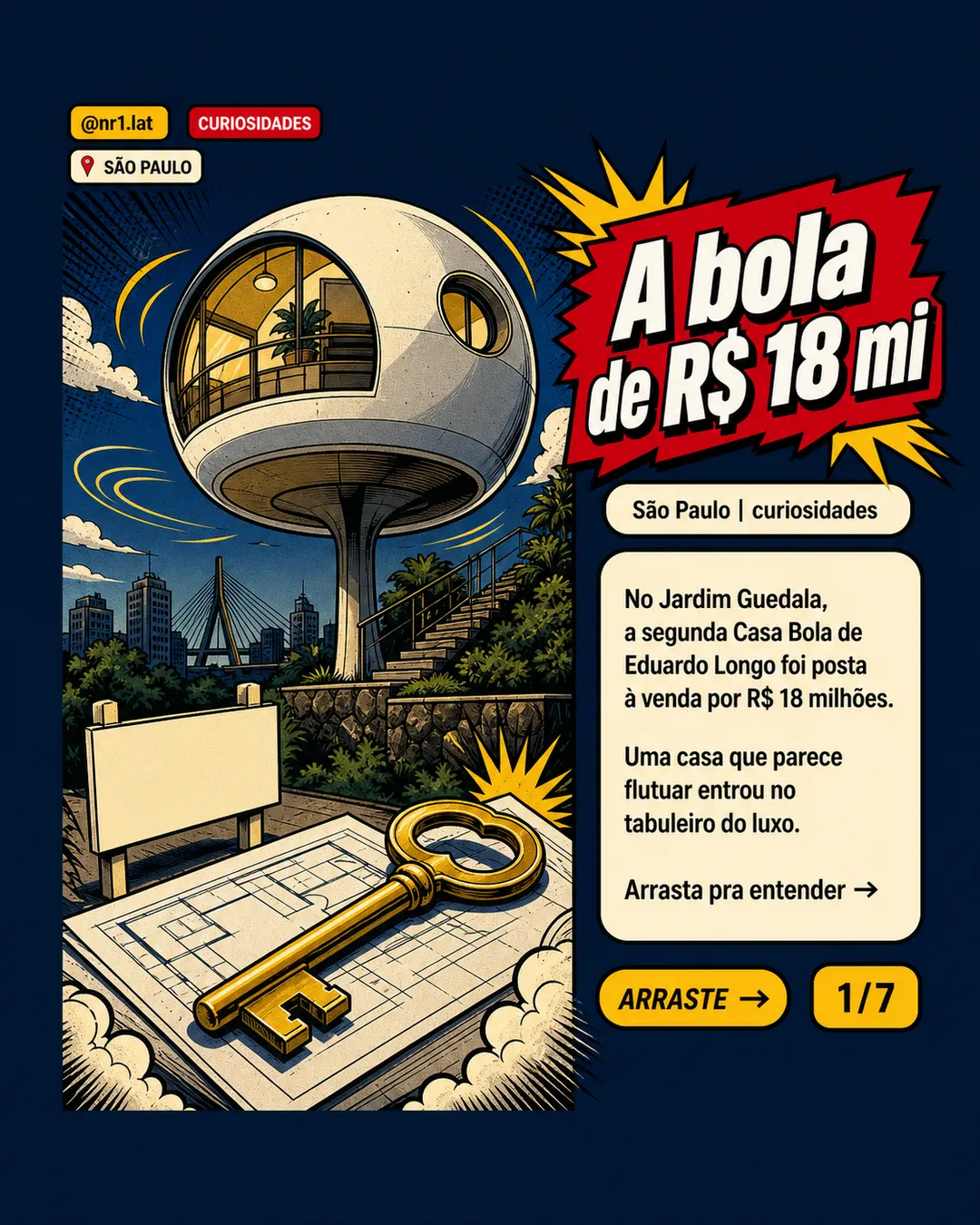 Casa Bola em São Paulo vai ao mercado por R$ 18 milhões — imagem 1 de 7