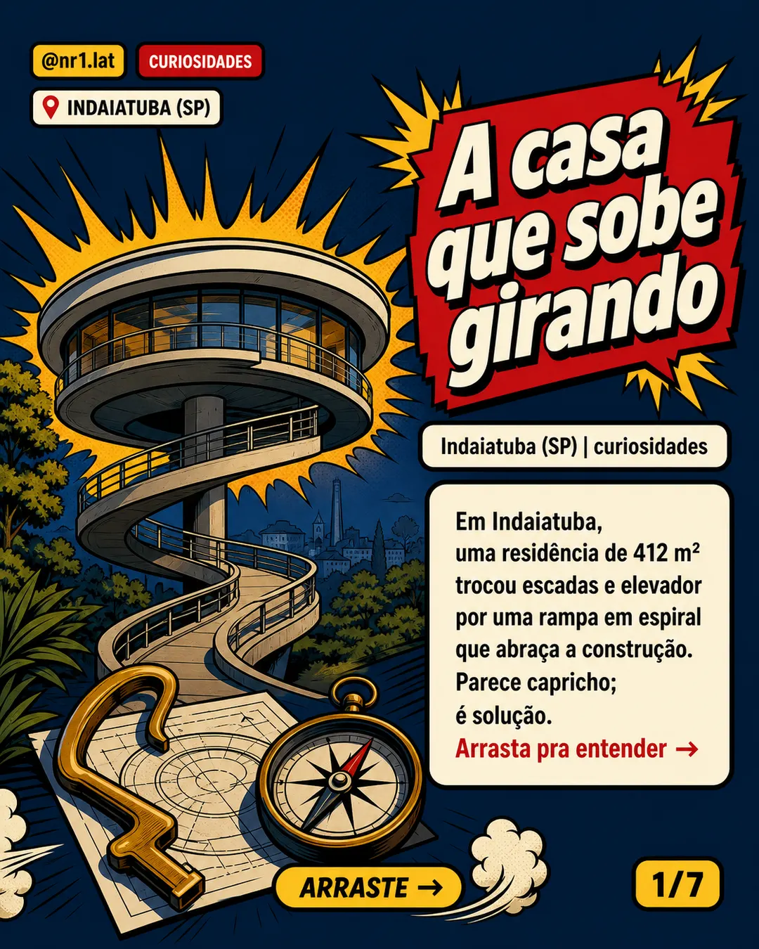 Casa Circular em Indaiatuba (SP) troca escadas por rampa — imagem 1 de 7