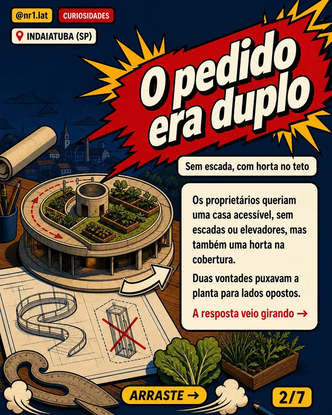 Casa Circular em Indaiatuba (SP) troca escadas por rampa — imagem 2 de 7