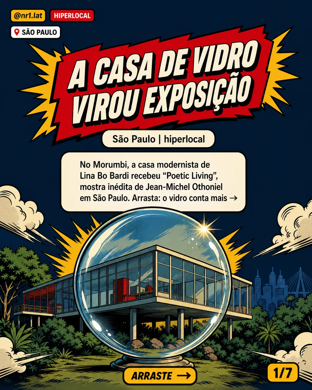 Casa de Vidro em São Paulo recebe Poetic Living até julho — imagem 1 de 7