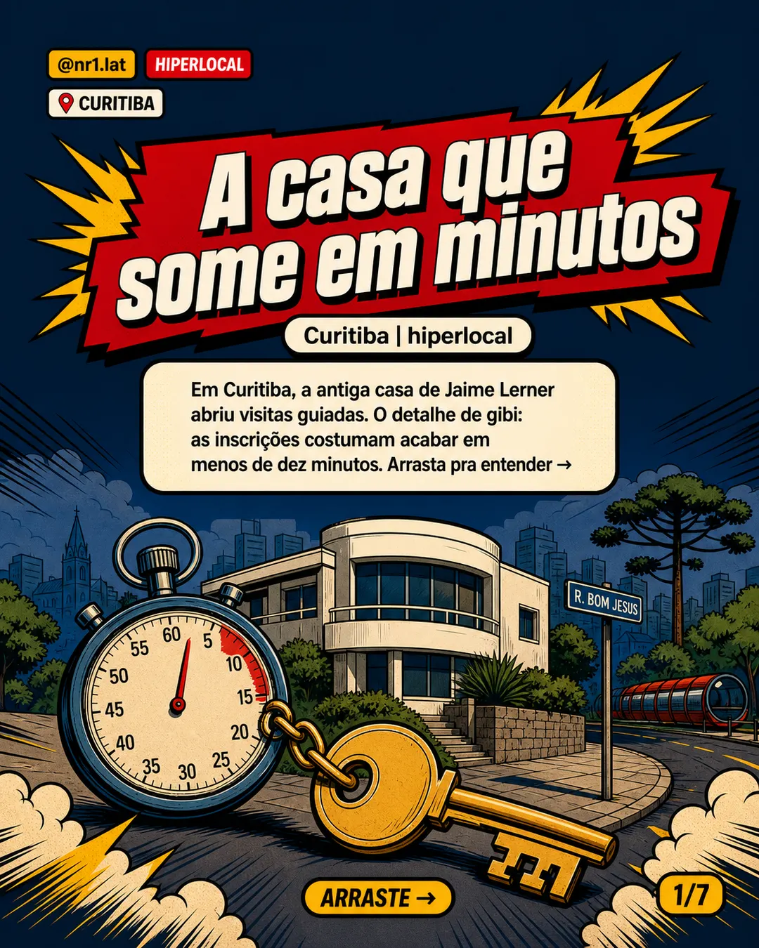 Casa de Jaime Lerner em Curitiba vira imóvel disputado — imagem 1 de 7