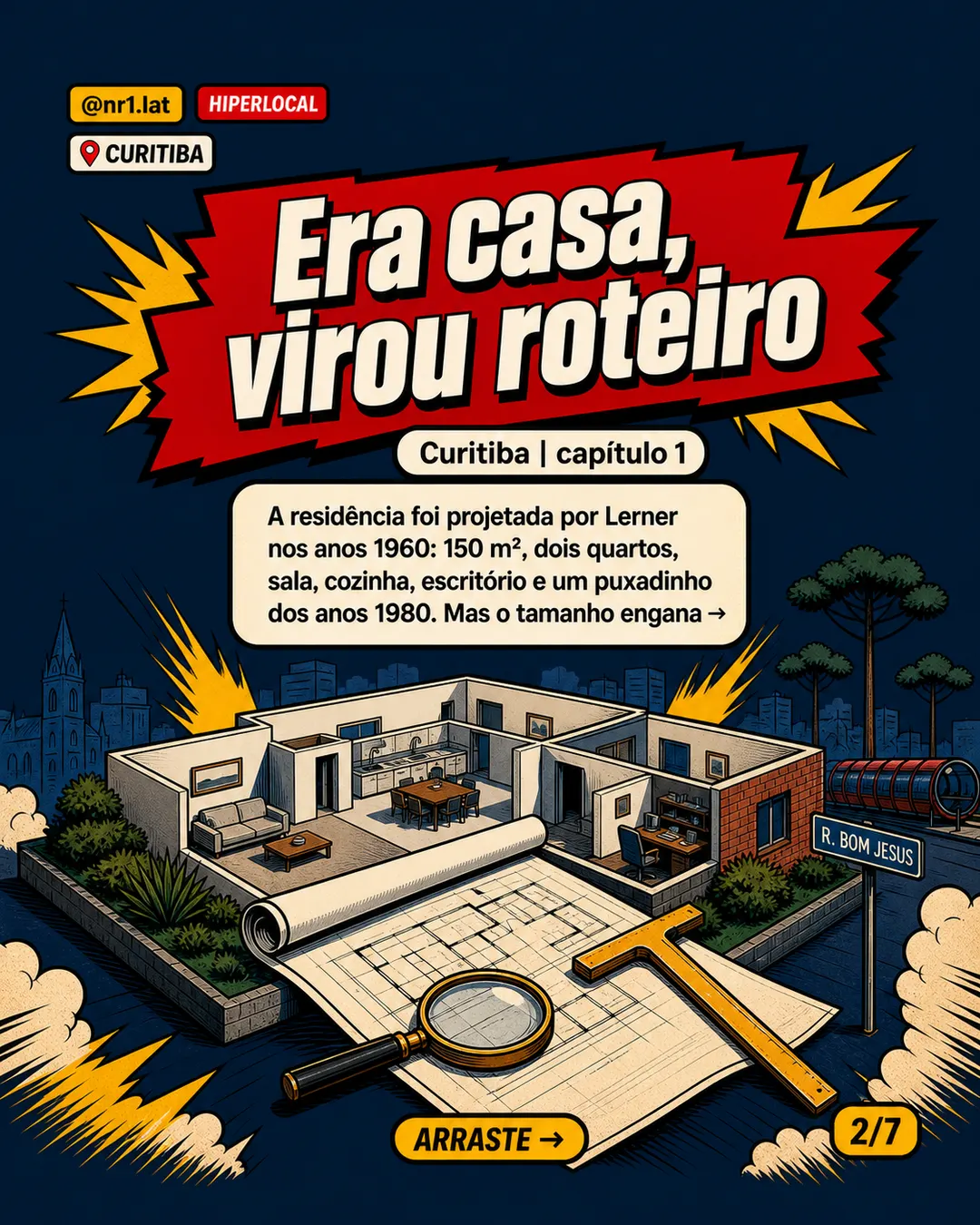 Casa de Jaime Lerner em Curitiba vira imóvel disputado — imagem 2 de 7
