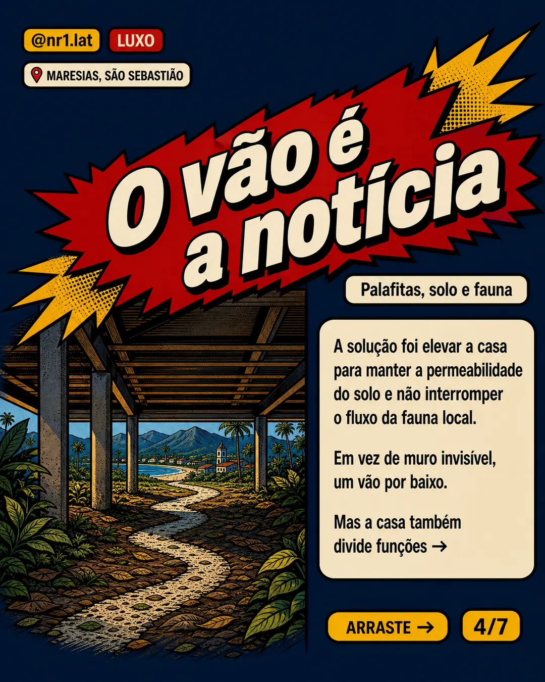 Casa em Maresias eleva 165 m² e preserva mata em lote de 1.200 m² — imagem 4 de 7