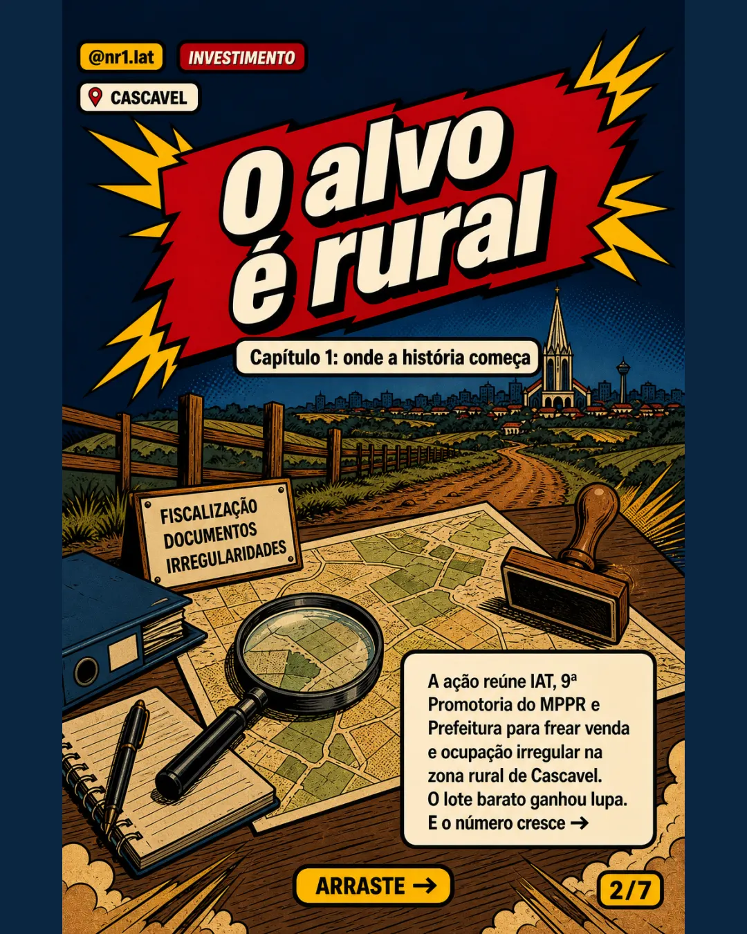 Cascavel mira loteamentos clandestinos com 100 placas — imagem 2 de 7