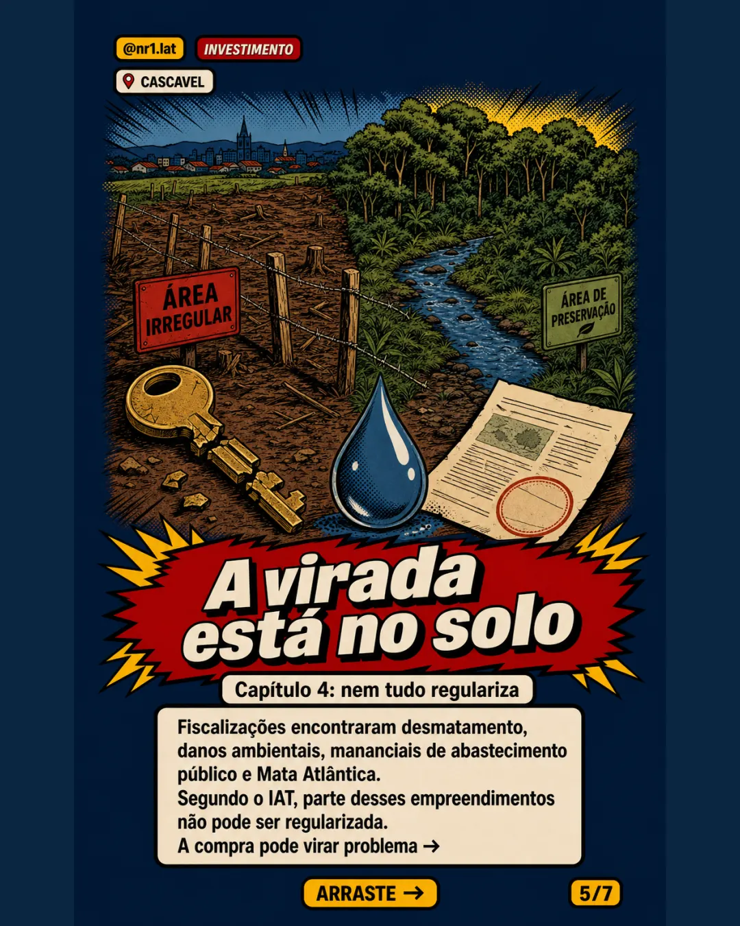 Cascavel mira loteamentos clandestinos com 100 placas — imagem 5 de 7