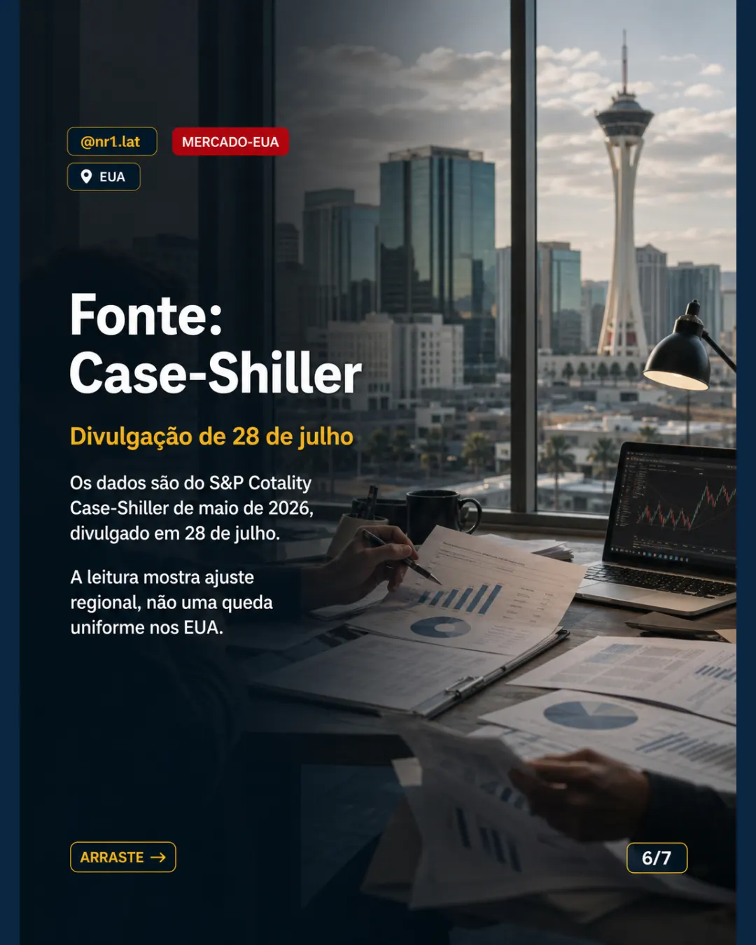 Case-Shiller mostra EUA com imóveis em ritmos opostos — imagem 6 de 7