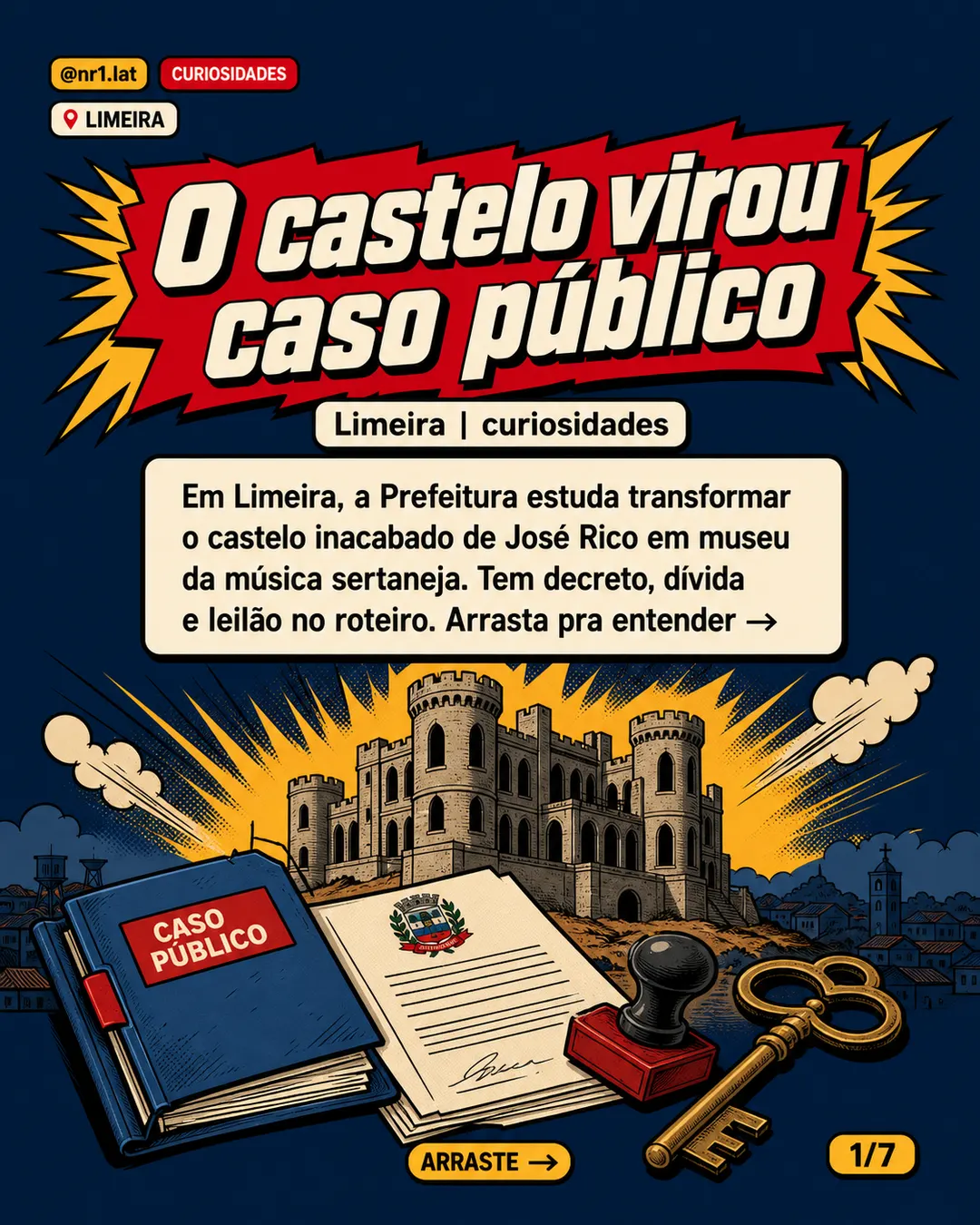 Castelo de José Rico em Limeira pode virar museu sertanejo — imagem 1 de 7