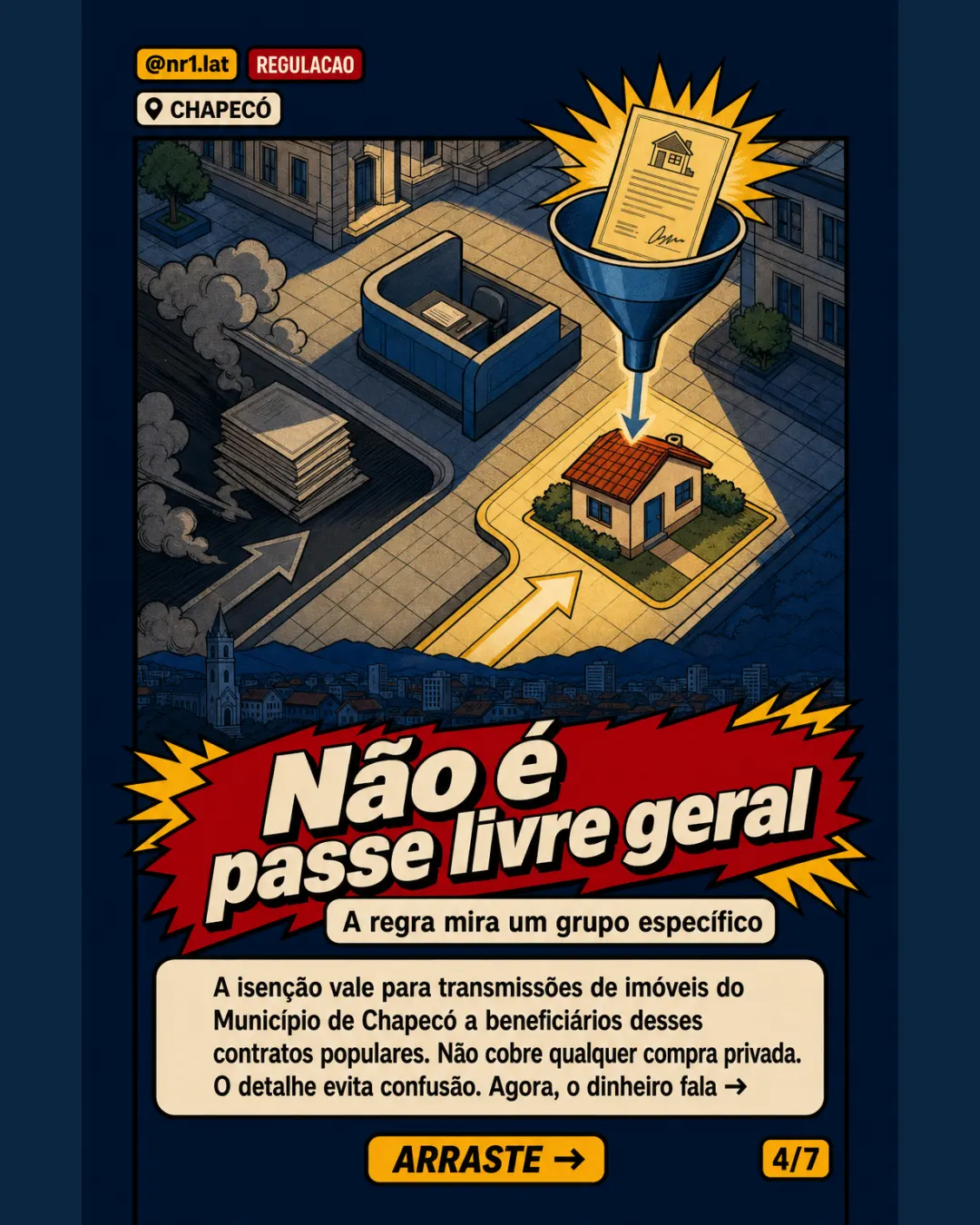 Chapecó zera ITBI para habitação popular quitada — imagem 4 de 7