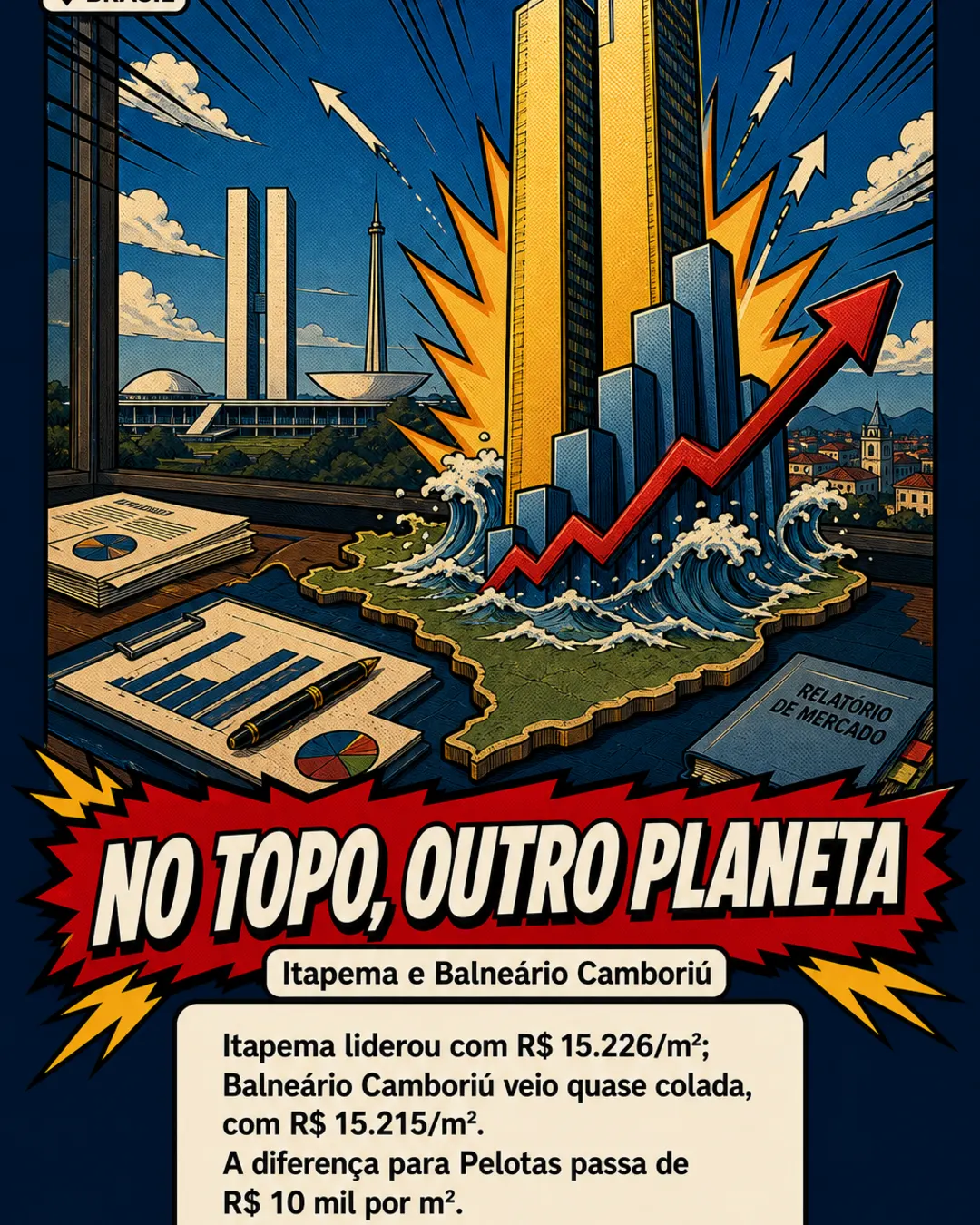Só duas cidades no Brasil têm m² abaixo de R$ 5 mil no FipeZAP — imagem 4 de 7