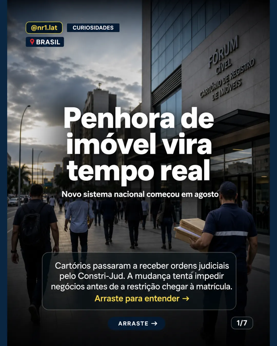 Constri-Jud leva penhora de imóveis ao tempo real no Brasil — imagem 1 de 7