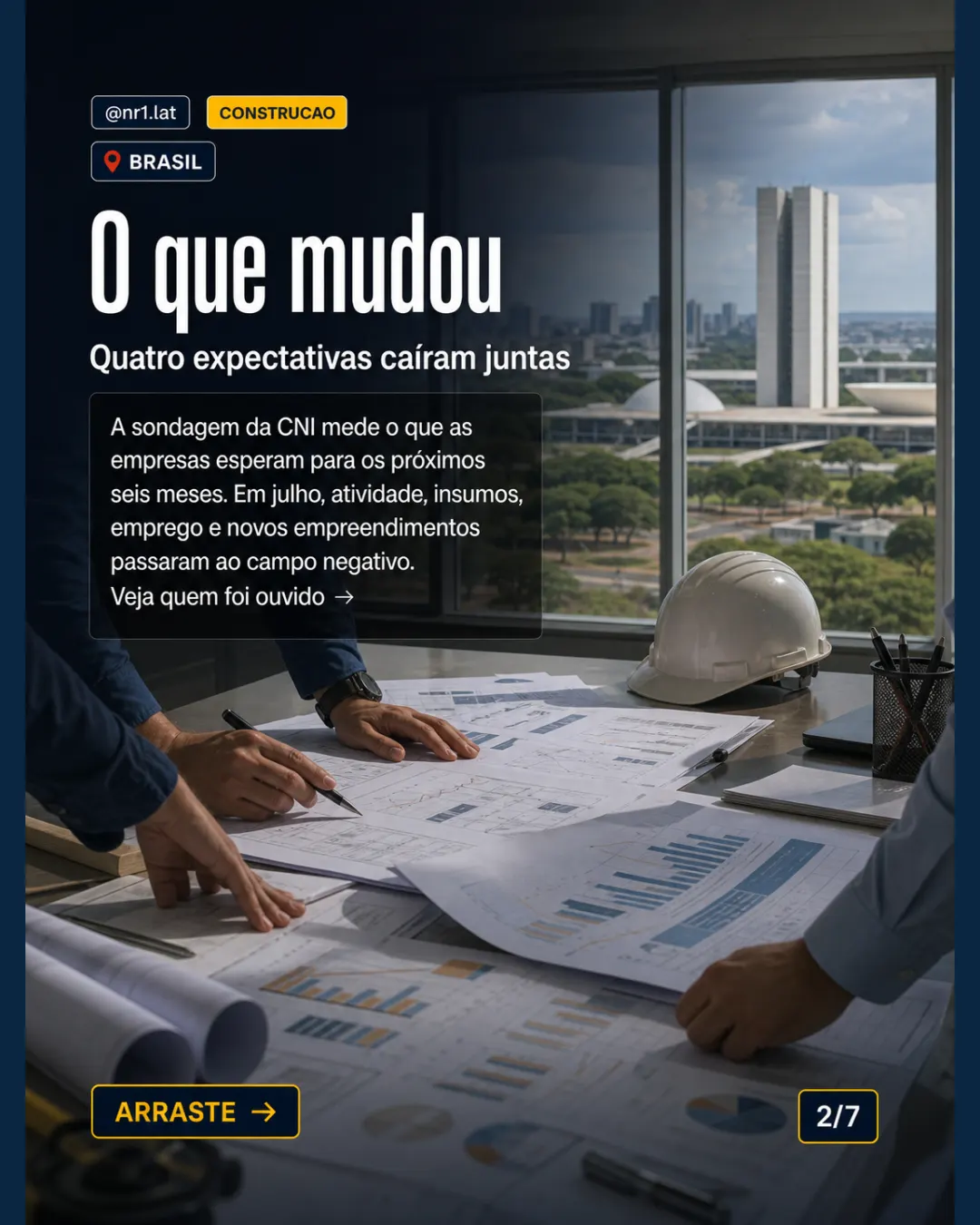 Construção no Brasil entra em pessimismo raro desde a pandemia — imagem 2 de 7