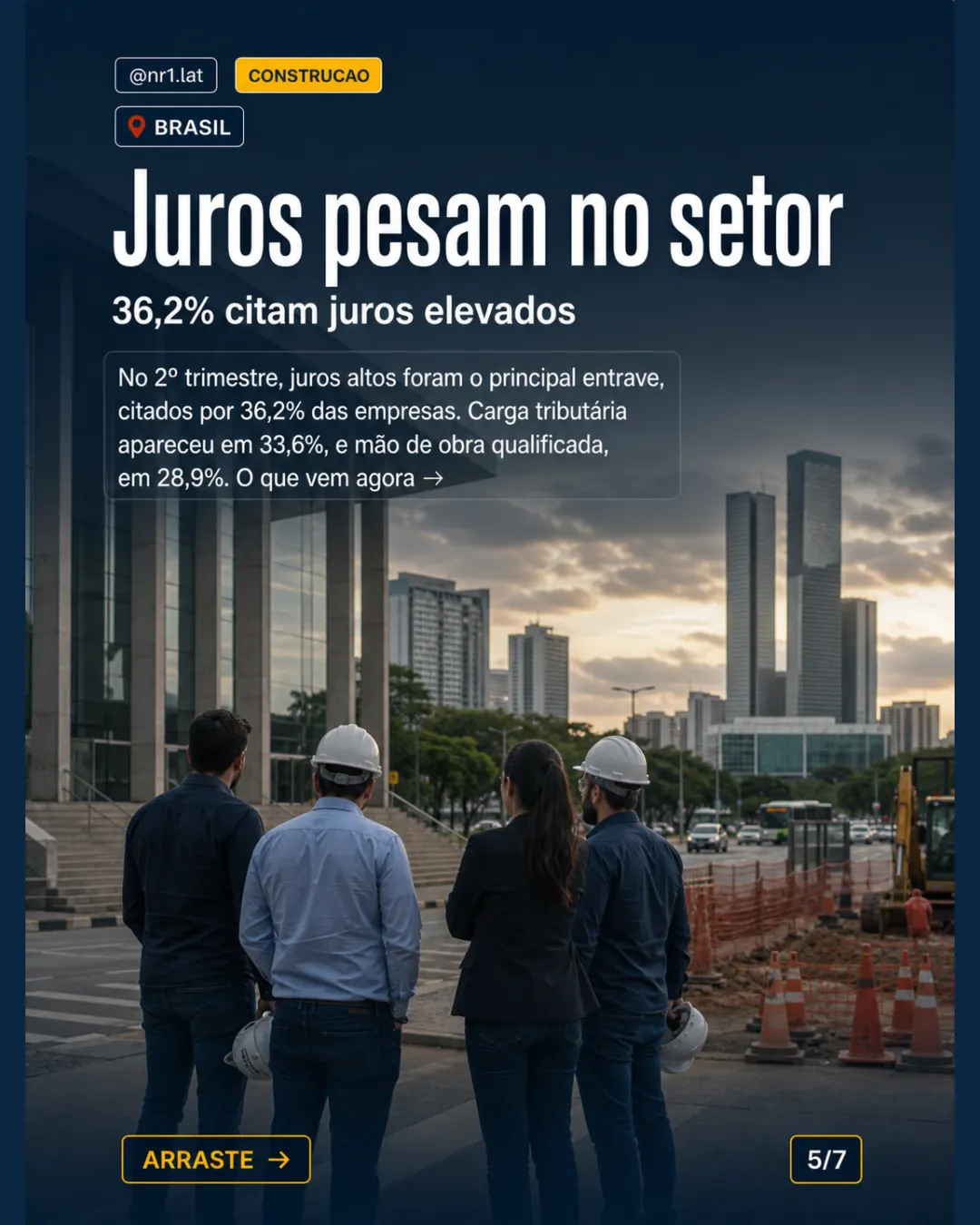 Construção no Brasil entra em pessimismo raro desde a pandemia — imagem 5 de 7