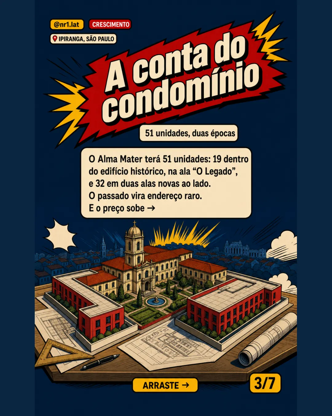 Convento tombado vira condomínio de R$ 130 mi no Ipiranga — imagem 3 de 7