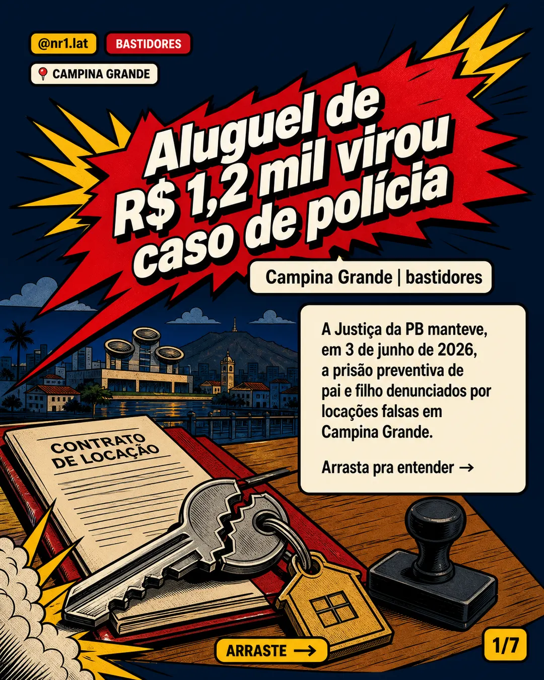 Corretor preso em Campina Grande expõe risco em locações falsas — imagem 1 de 7
