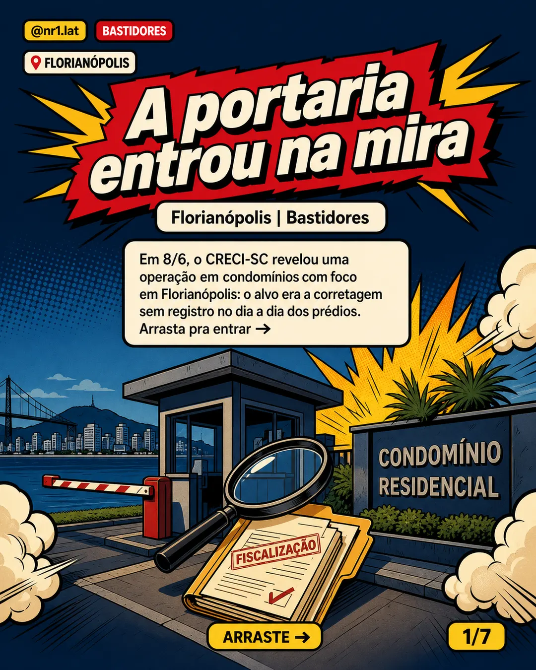 CRECI mira condomínios em Florianópolis: 575 visitas e 9 autuações — imagem 1 de 7