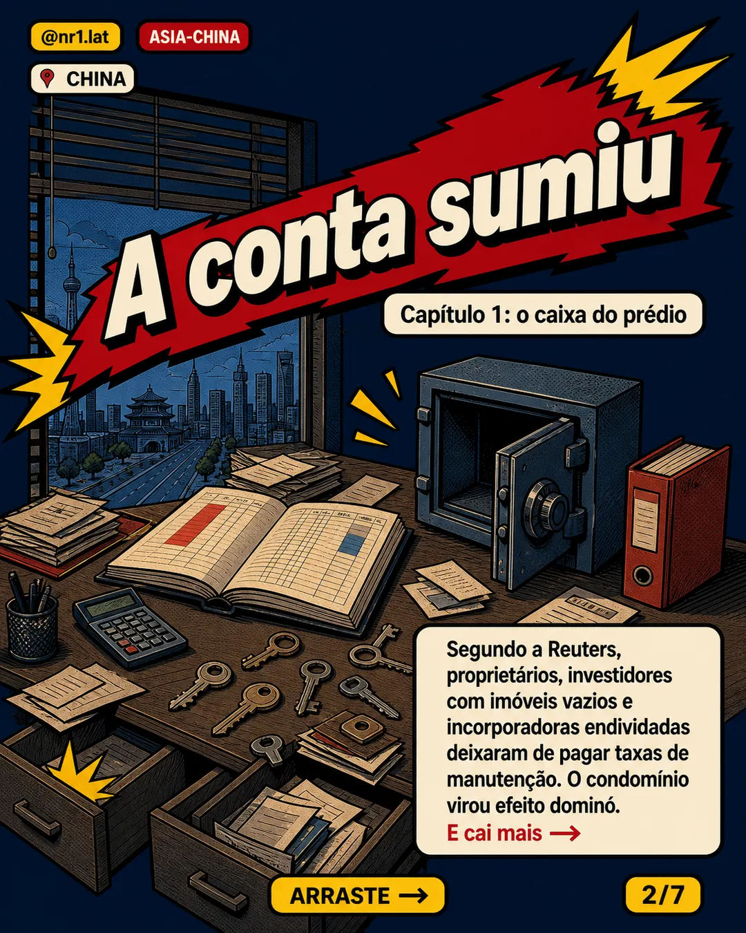 Crise imobiliária na China esvazia caixa de condomínios — imagem 2 de 7