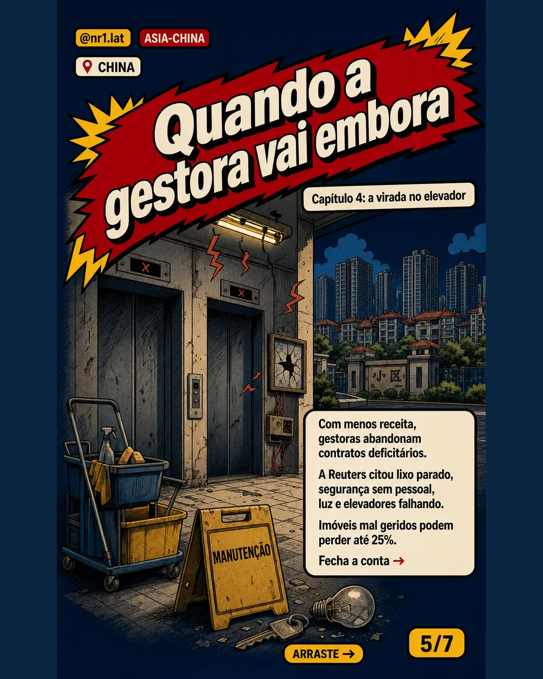 Crise imobiliária na China esvazia caixa de condomínios — imagem 5 de 7
