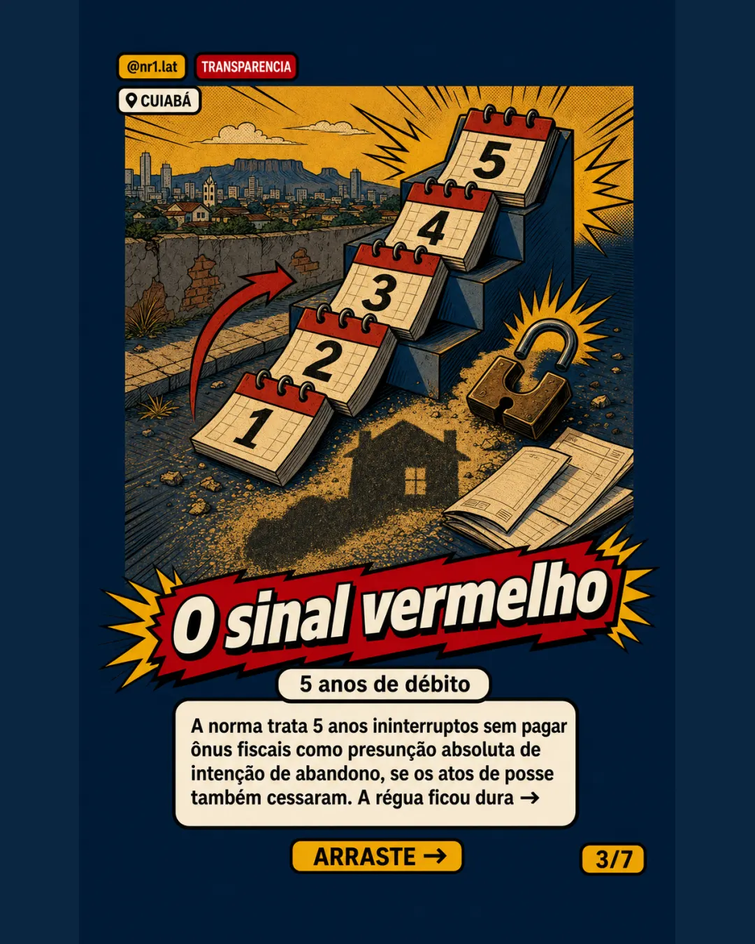 Cuiabá cria rito para tomar imóvel abandonado após 5 anos de IPTU — imagem 3 de 7