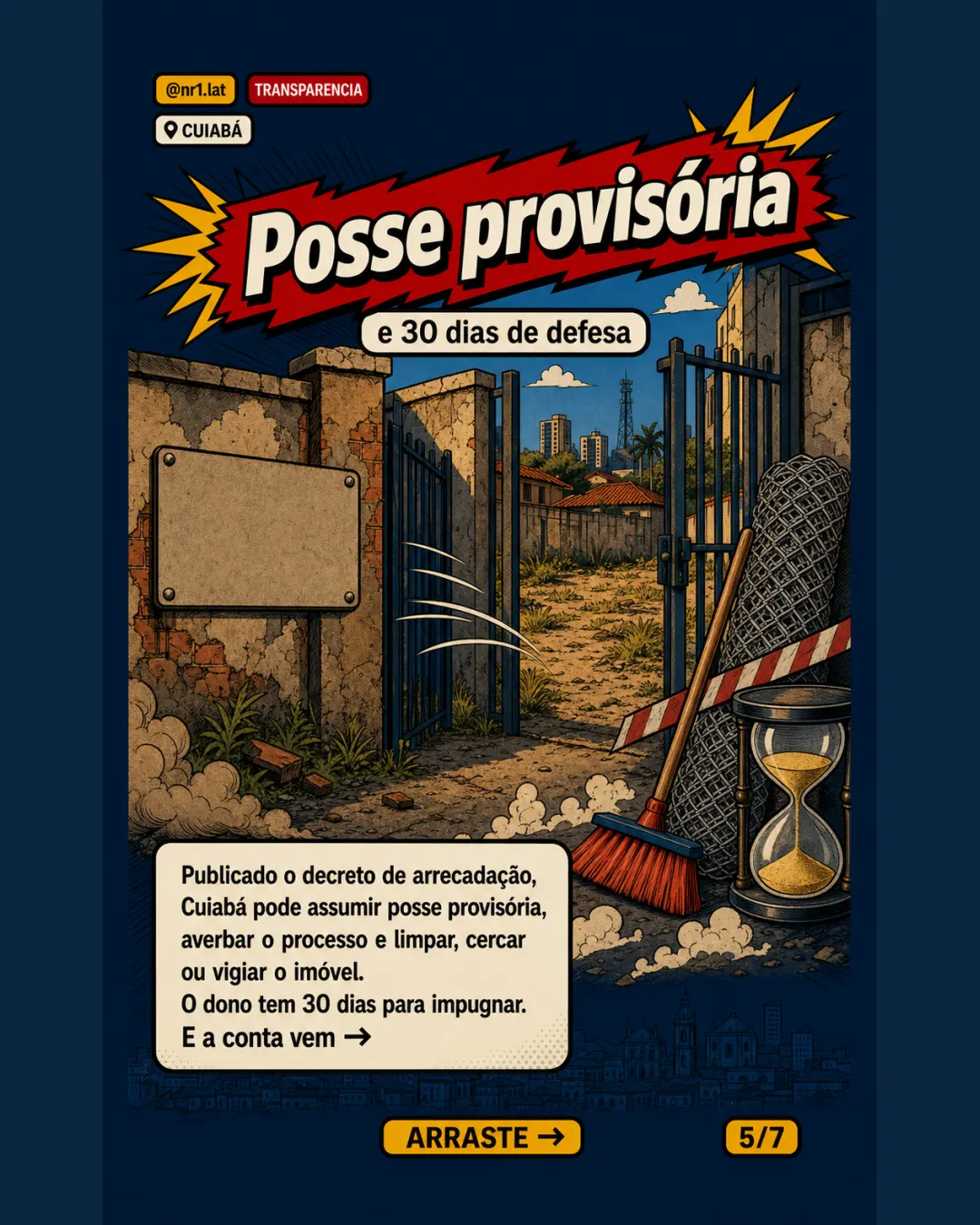 Cuiabá cria rito para tomar imóvel abandonado após 5 anos de IPTU — imagem 5 de 7