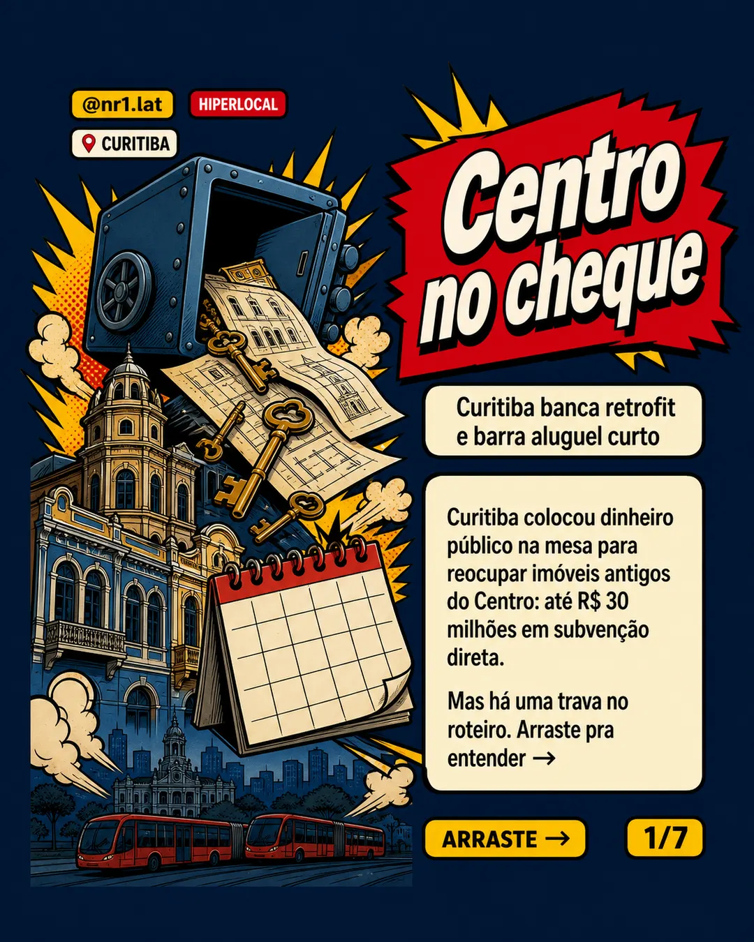 Curitiba banca retrofit no Centro e barra aluguel curto — imagem 1 de 7