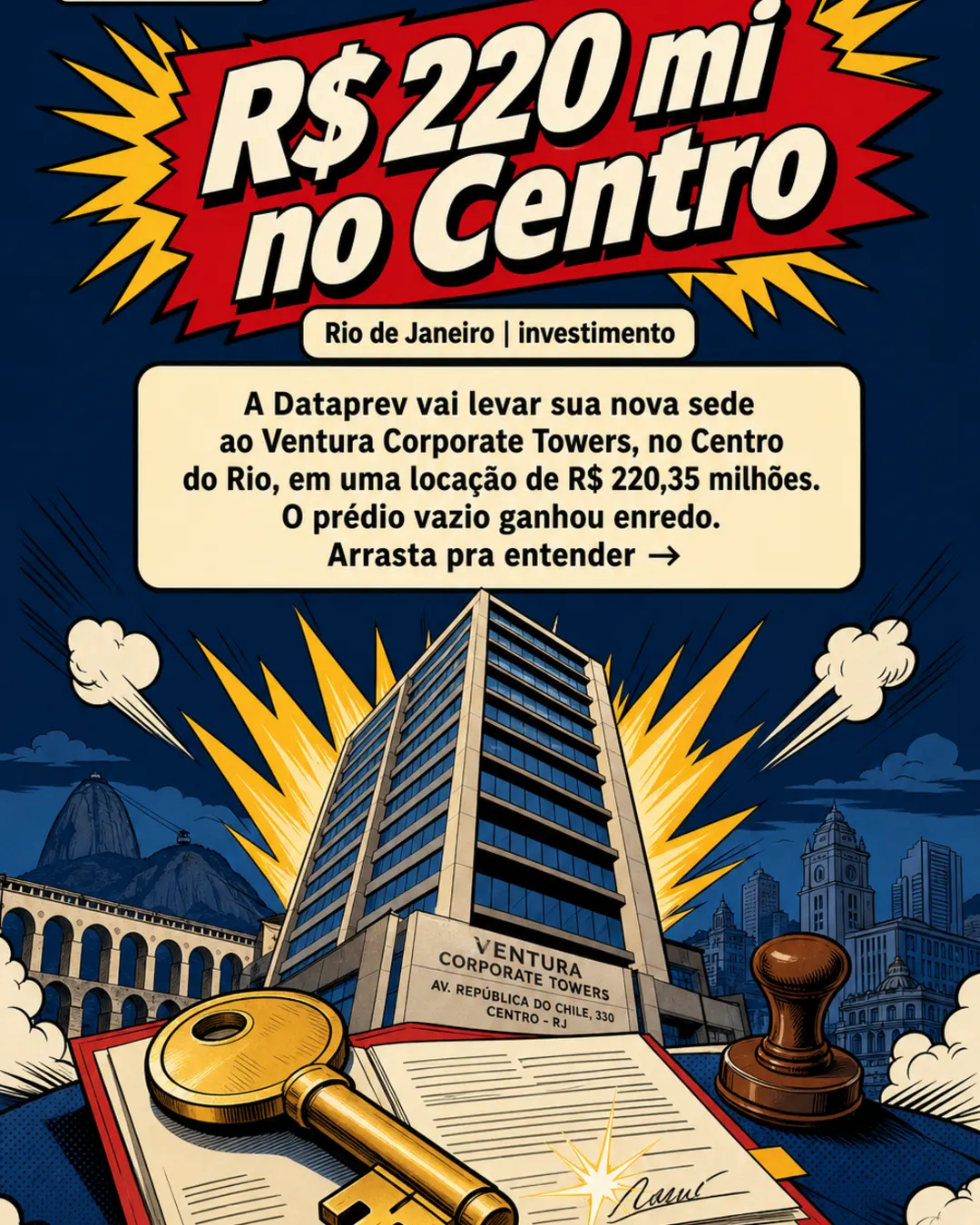 Dataprev aluga R$ 220 mi e testa Centro do Rio corporativo — imagem 1 de 7