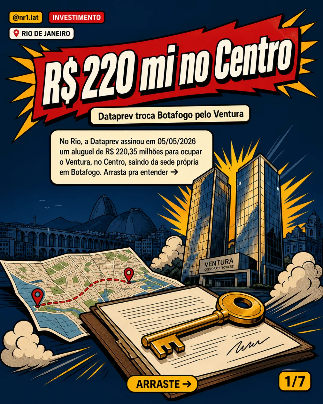 Dataprev troca Botafogo por aluguel de R$ 220 mi no Rio — imagem 1 de 7
