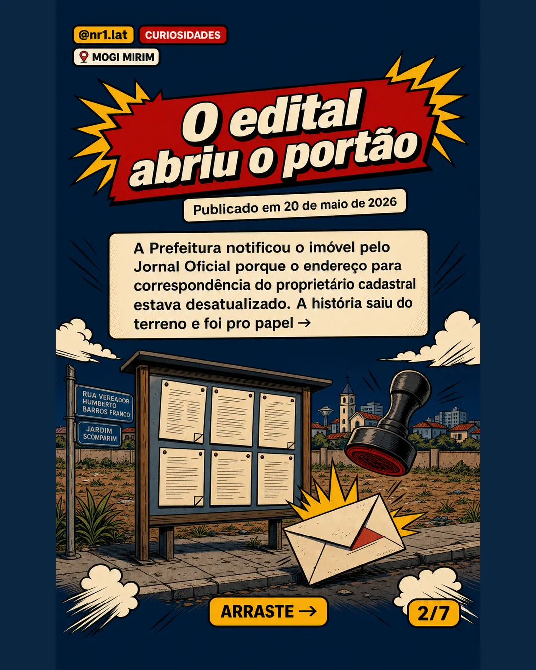 Espólio leva multa de R$ 35 mil por terreno em Mogi Mirim — imagem 2 de 7