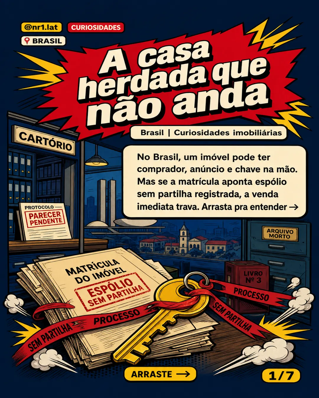 Espólio trava venda imediata de imóveis no Brasil — imagem 1 de 7