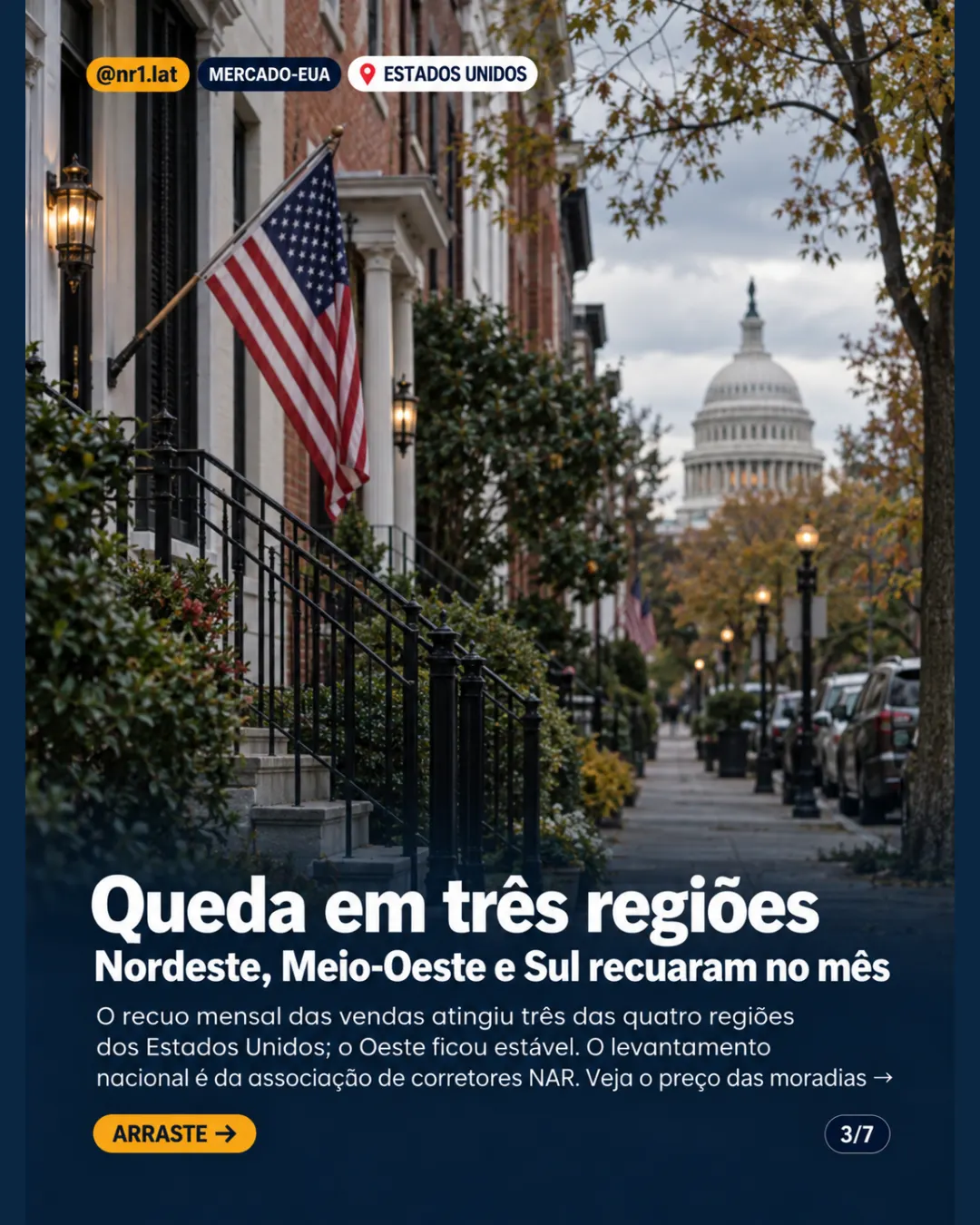 Estados Unidos: vendas de imóveis têm mínima de 14 meses — imagem 3 de 7