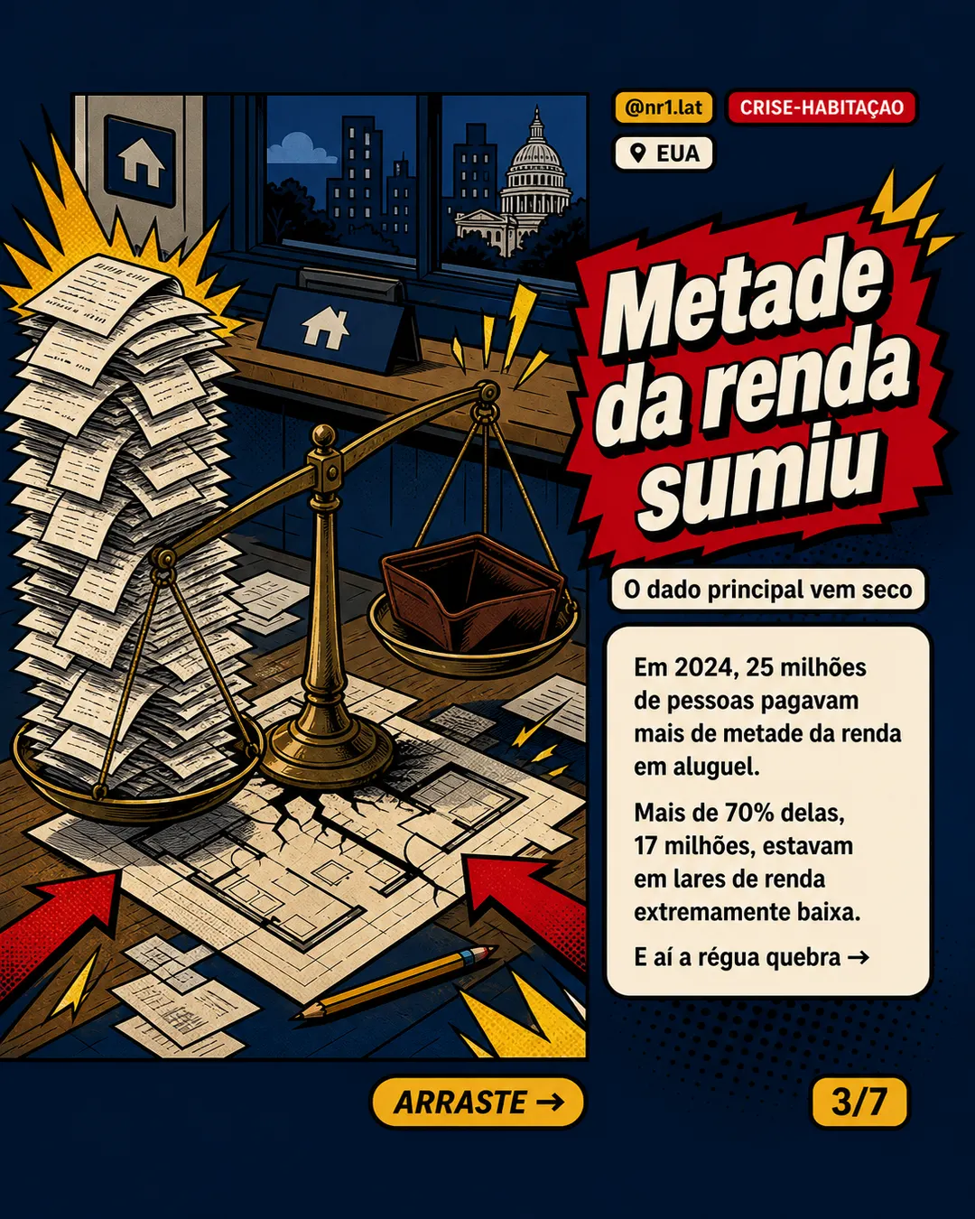 EUA: 25 milhões gastam mais de 50% da renda com aluguel — imagem 3 de 7
