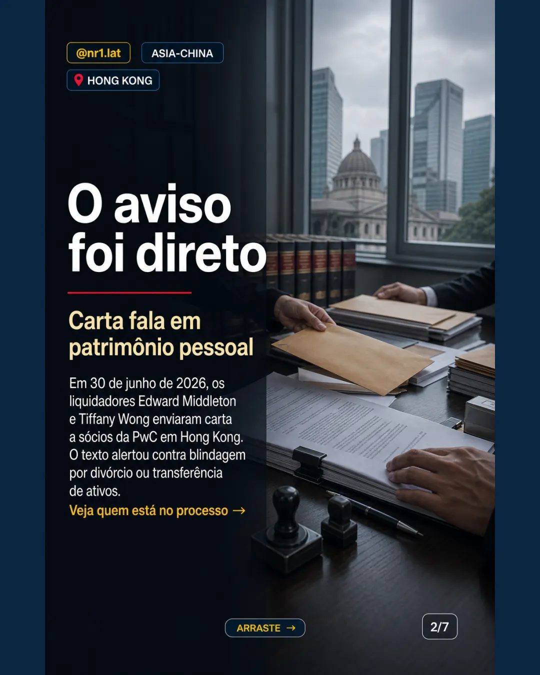 Evergrande mira sócios da PwC em Hong Kong por US$ 8,4 bi — imagem 2 de 7