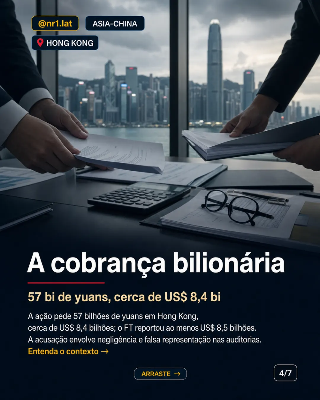 Evergrande mira sócios da PwC em Hong Kong por US$ 8,4 bi — imagem 4 de 7