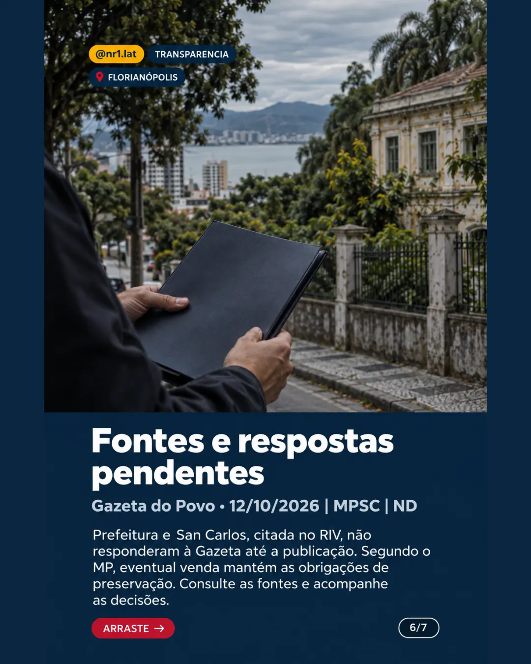 Florianópolis: casarão abandonado em imóvel de R$ 107,5 milhões — imagem 6 de 7