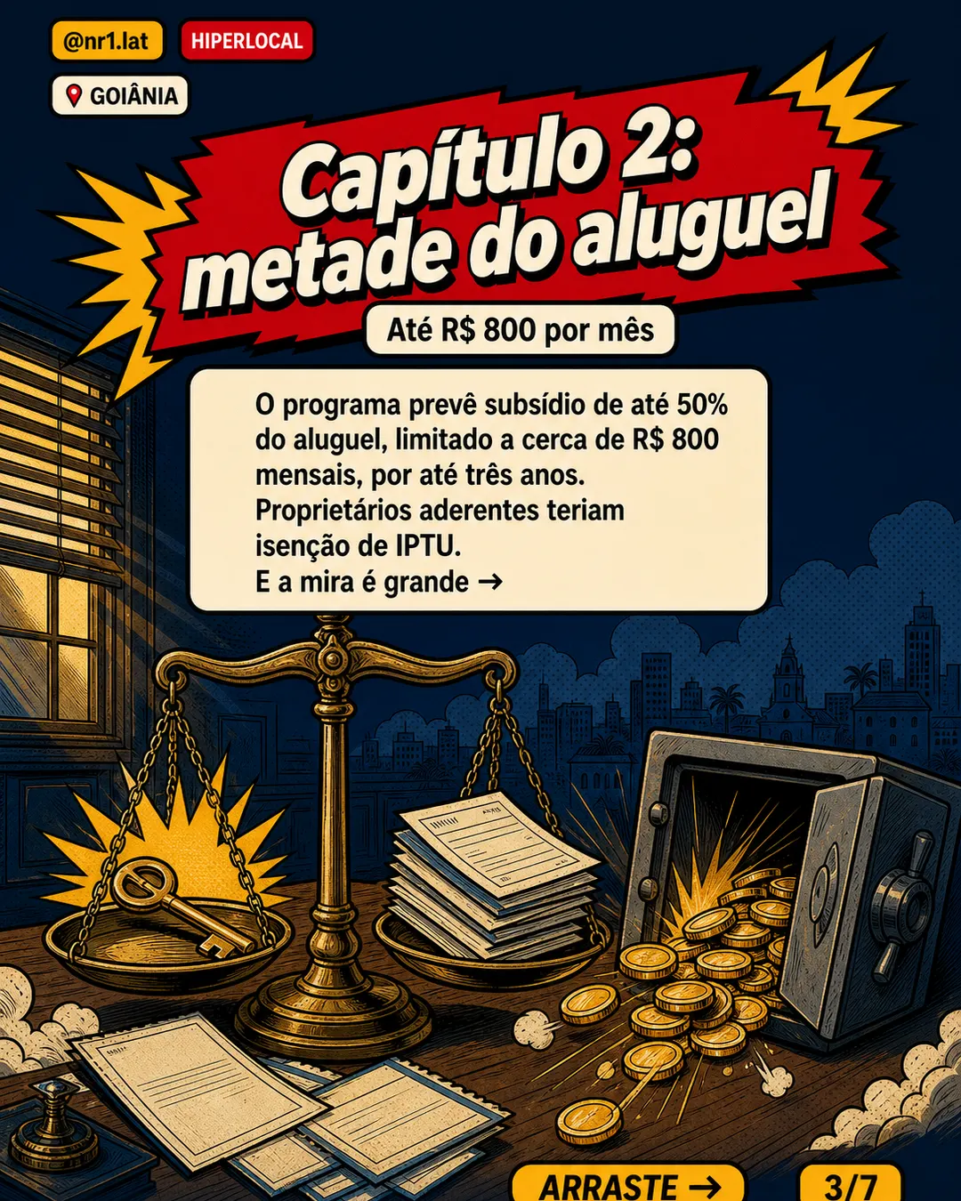 Goiânia quer dobrar moradores do Centro com aluguel subsidiado — imagem 3 de 7