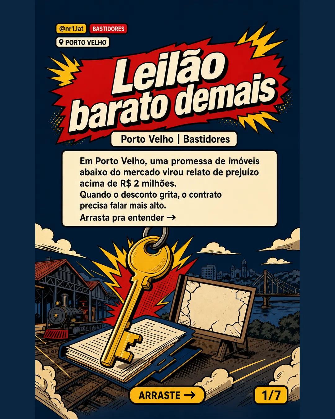 Golpe de R$ 2 mi em Porto Velho alerta imóveis de leilão — imagem 1 de 7