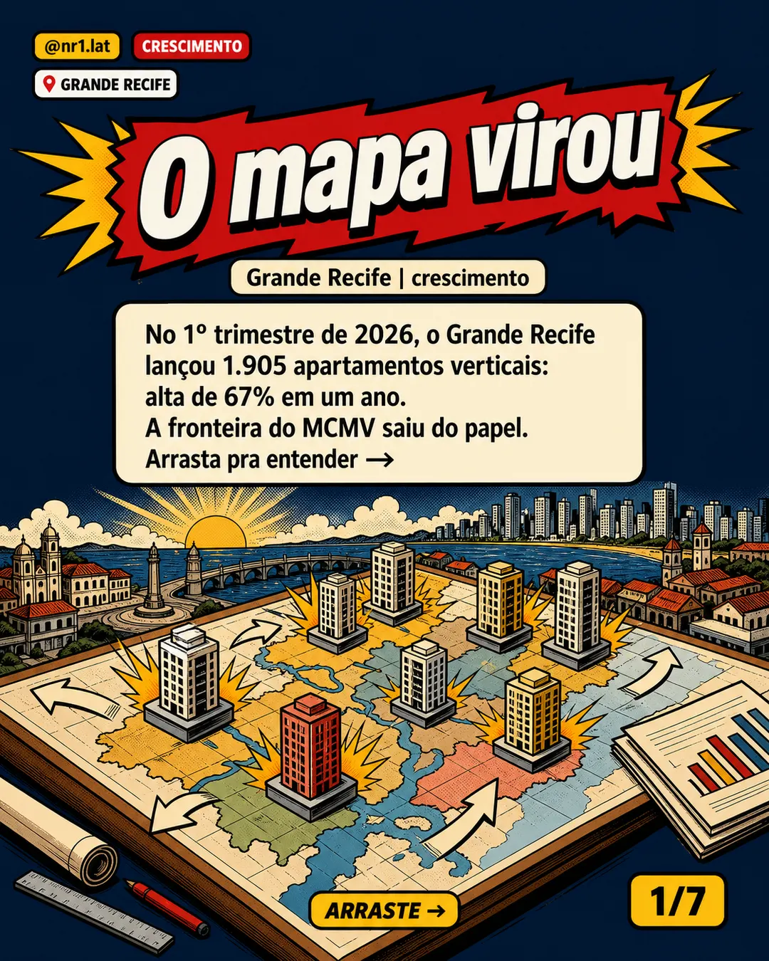 Grande Recife dispara 67% em lançamentos de imóveis — imagem 1 de 7