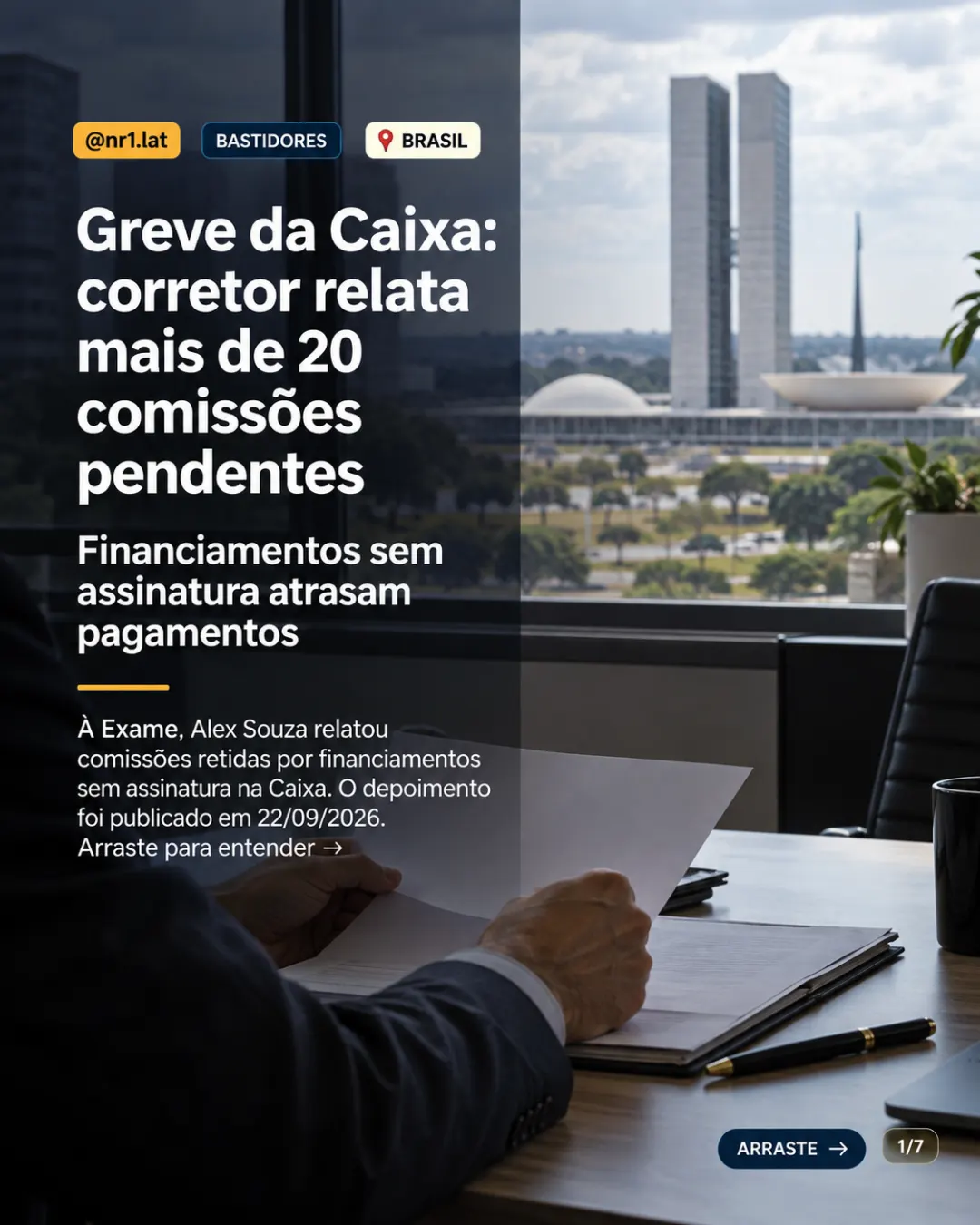 Greve da Caixa no Brasil: corretor tem mais de 20 comissões pendentes — imagem 1 de 7