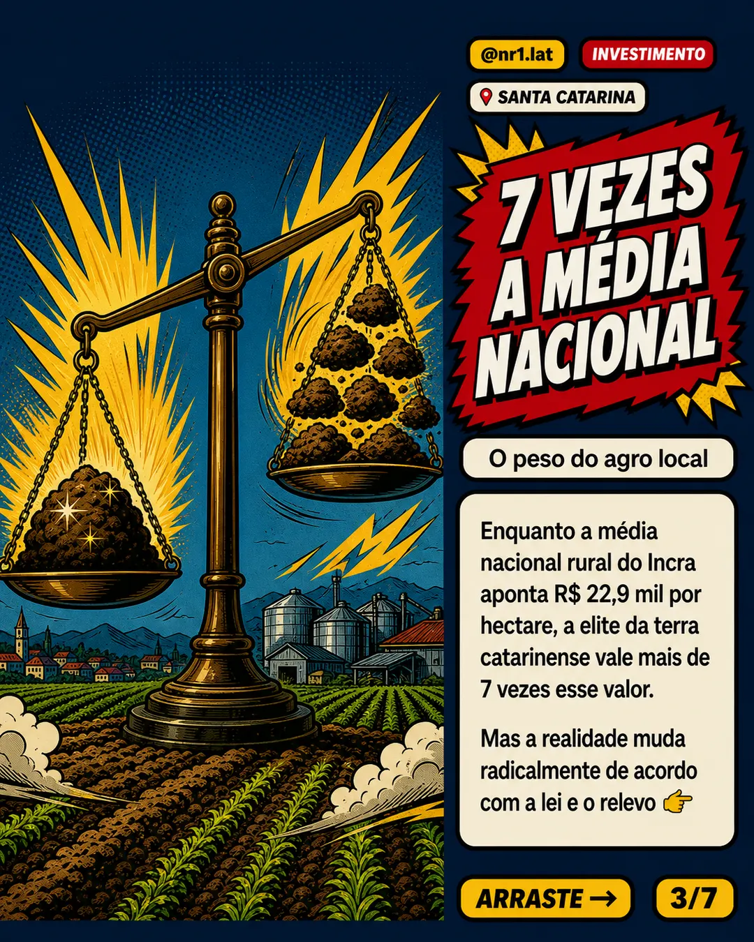 Hectare agrícola em Santa Catarina chega a R$ 169 mil e expõe abismo fundiário — imagem 3 de 7