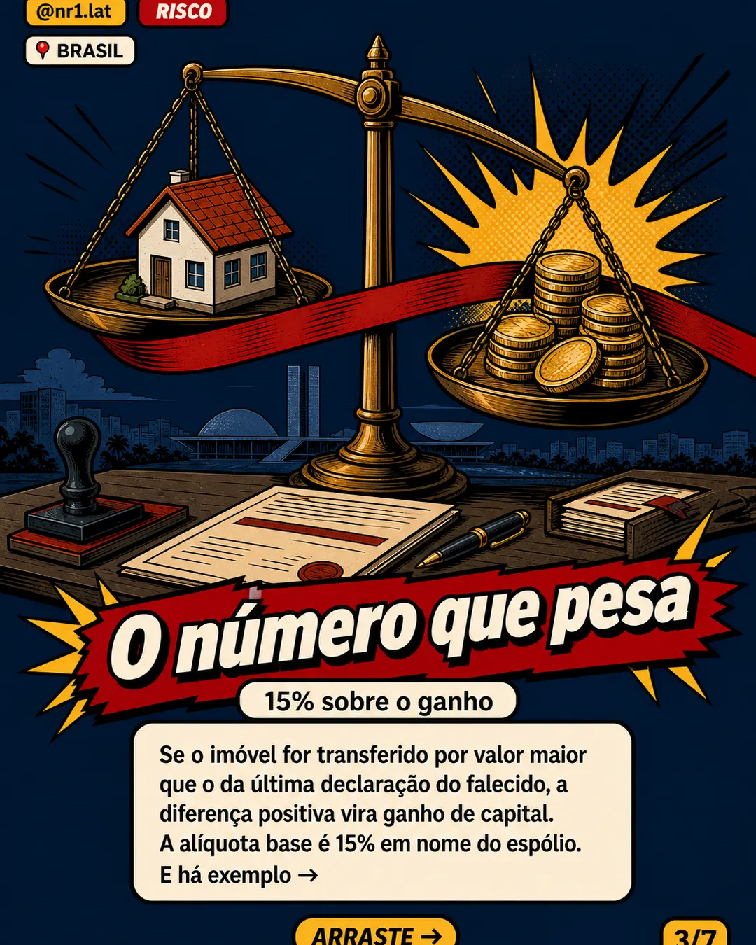Herança de imóvel no Brasil pode gerar imposto de 15% — imagem 3 de 7