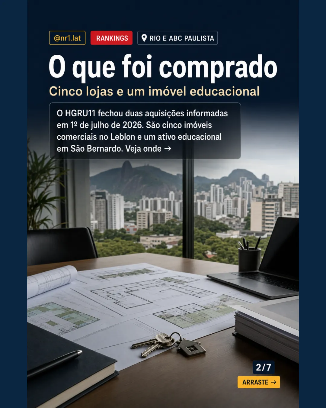 HGRU11 compra imóveis no Rio e ABC Paulista por R$ 150 mi — imagem 2 de 7