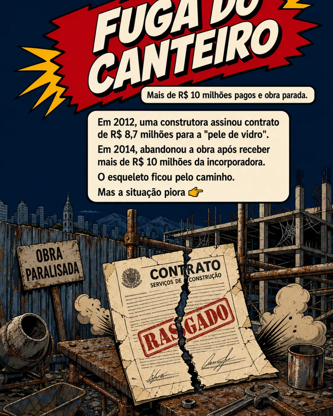 Justiça condena obra de hotel vazio em Belo Horizonte — imagem 3 de 7